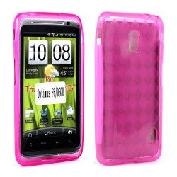LG Optimus F6 TPU Gel Case (Hot Pink)